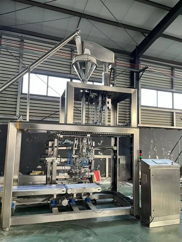 Mesin Pengemas Makanan Kantong Bubuk 25kgs Otomatis