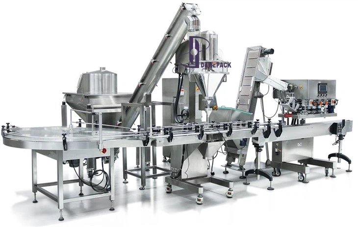 Automatic Powder Filling Machine For Bottles Jars